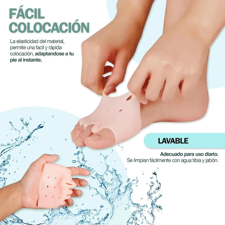 Almohadillas terapéuticas con Separador de dedos l PharmaToe