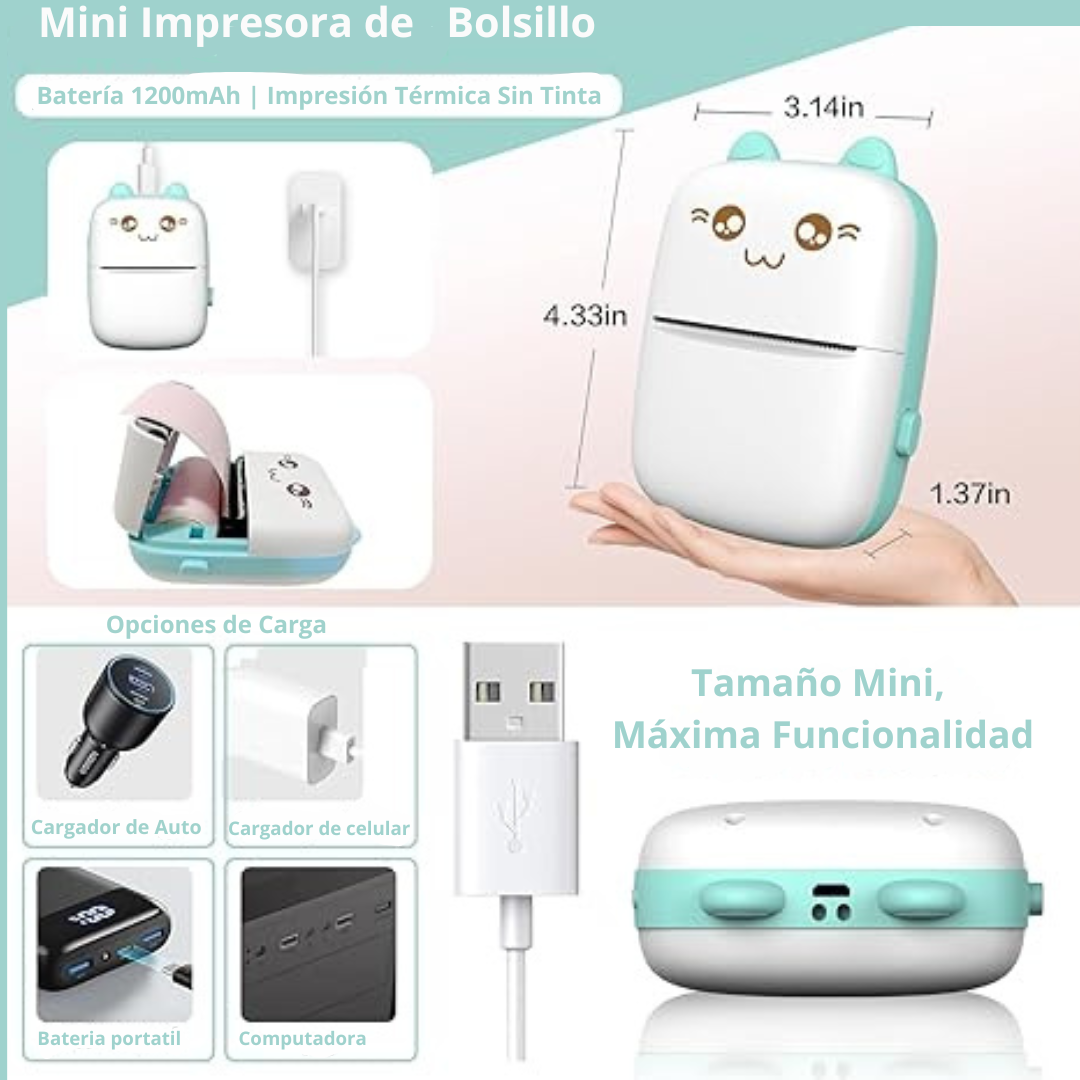 impresora de Bolsillo (Pack Completo)