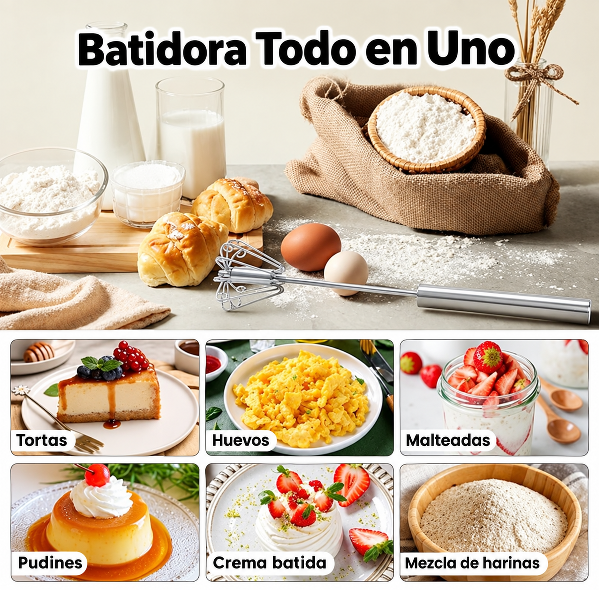 MixPro™ 🧁 – Batidor manual inteligente