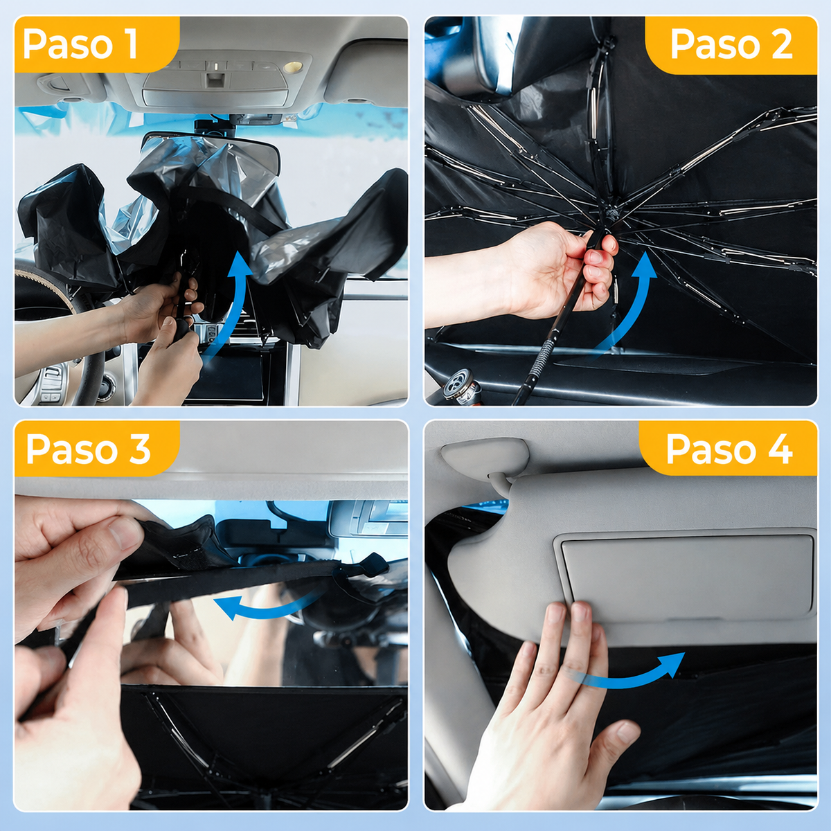Sombrilla con protección UV (aislamiento térmico)