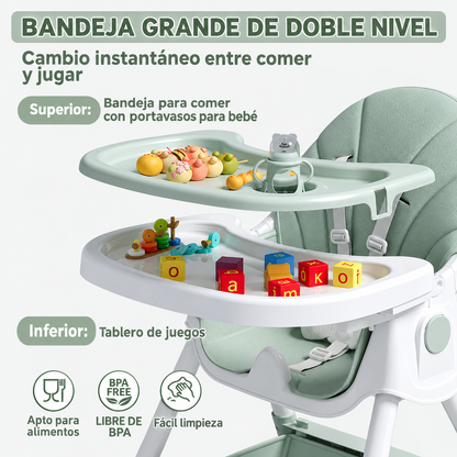 Silla Alta De Comer 3 En 1 Para Bebe
