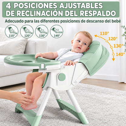 Silla Alta De Comer 3 En 1 Para Bebe