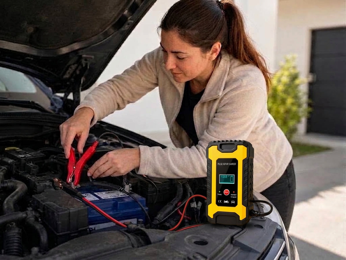 CARGADOR REPARADOR DE BATERIAS PARA AUTO