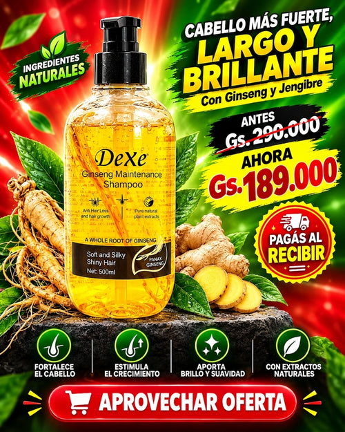 Shampo Dexe Ginseng Organico