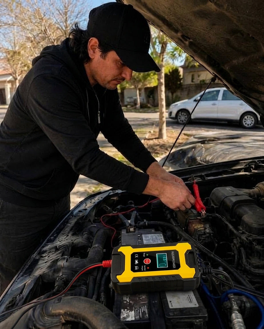 CARGADOR REPARADOR DE BATERIAS PARA AUTO