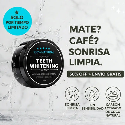 Blanqueador Dental Carbon Activado BLACKSMILE®