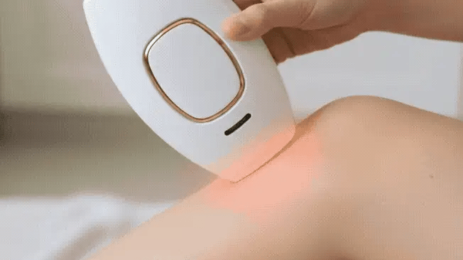 Depiladora IPL en uso